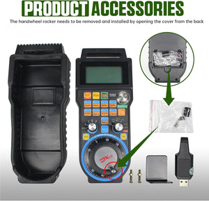 Wireless MPG Handwheel for Mach3/4 Controller