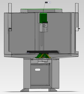 G0704 / PM-25MV Full Mill Enclosure with Doors